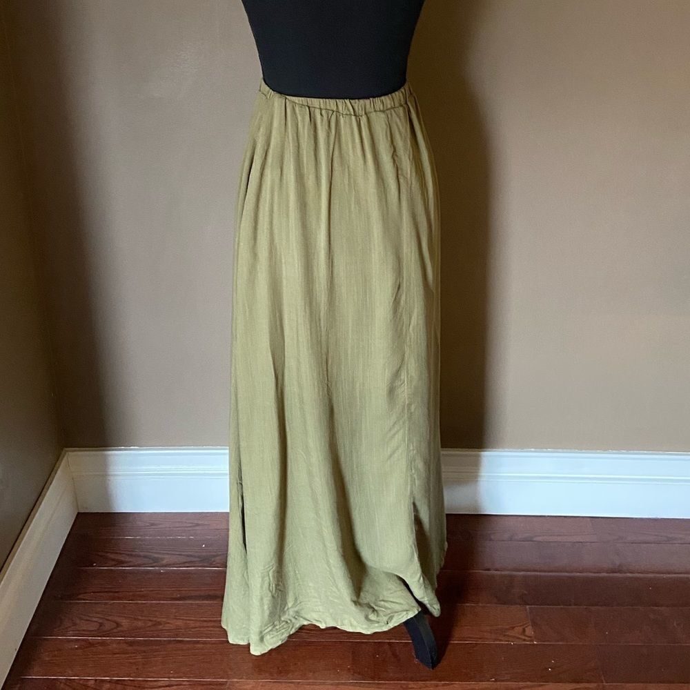 SHEIN Maxi skirt green - Picture 2 of 3